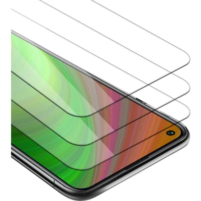 Afbeelding van Cadorabo 3x Screenprotector geschikt voor Oppo A53 Beschermende Pantser Film in KRISTALHELDER Getemperd (Tempered) Display beschermend glas 9H hardheid met 3D Touch