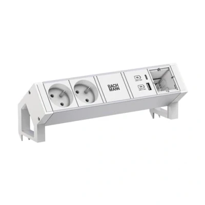 Afbeelding van Bachmann, Stekkerdoos, BACH contactdoosstrip (2 x, CEE 7/5, 7/3, 0.20 m)