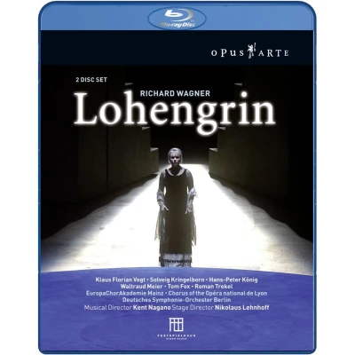 Afbeelding van Klaus Florian Vogt, Solveig Kringelborn, Waltraud Meier Wagner: Lohengrin (2 Blu ray)