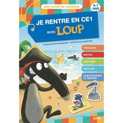 Image de Je rentre en CE1 avec Loup Cahier de vacances