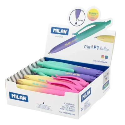 Afbeelding van MILAN® Presentatiedoos met 24 pennen P1 Touch Mini Sunset