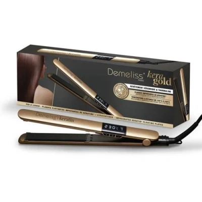 Image de Lisseur Demeliss Kera Gold Plaques fines 25 mm