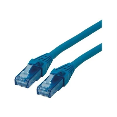 Image de Roline Cordon de raccordement RJ 45 (M) pour 1.5 m UTP CAT 6a sans halogène moulé bloqué bleu