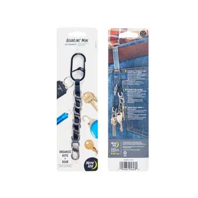 Afbeelding van Nite Ize Gearline Mini Sleutelhouder Zwart
