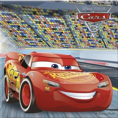 Image de Cars de serviettes 3 20 pièces