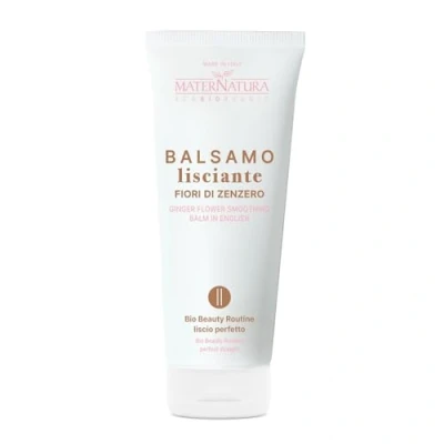 Afbeelding van Maternatura, Gladmakende balsem voor glad haar met gemberbloemen, ontwarrende effect en langdurig haar, Bio Beauty Routine perfect gladmaken, gemaakt in Italië, 250 ml