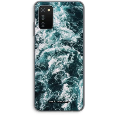 Afbeelding van hoesje geschikt voor Samsung Galaxy A03S Zee golf Soft Cover Telefoonhoesje Bescherming aan alle Kanten en Schermrand
