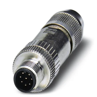 Afbeelding van Phoenix Contact 1543236 Sensor/actuator dataconnector M12 Aantal polen: 8 Stekker, recht 1 stuk(s)