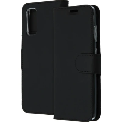 Afbeelding van Samsung Galaxy S20 Hoesje Met Pasjeshouder Accezz Wallet Softcase Bookcase Zwart