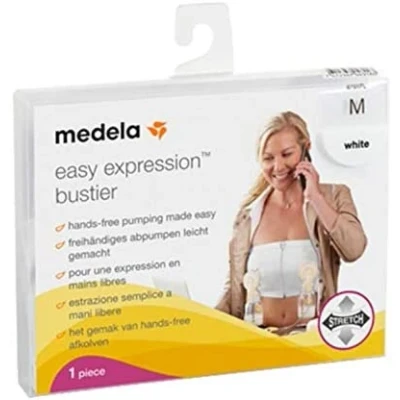 Afbeelding van Medela Easy Expression Bustier Wit grote Maat