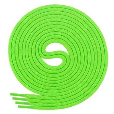 Afbeelding van Di Ficchiano Ronde veters voor zakelijke en leren schoenen, scheurvaste allroundveters, ø 3 mm, kleur neongroen, lengte 100 cm