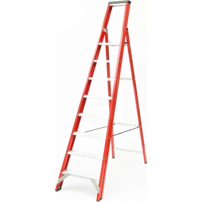 Afbeelding van Kelfort Plateautrap Magnus, met beugel, 1x8 treden