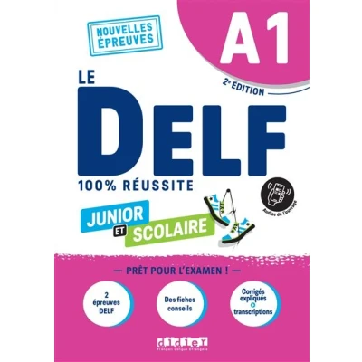 Image de Le DELF Junior et Scolaire A1 100% Réussite édition 2022 2023 Livre + didierfle.app