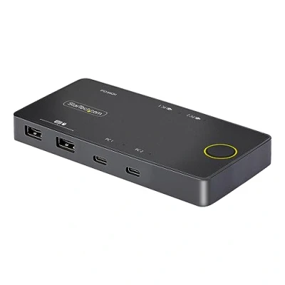 Afbeelding van StarTech.com C2 H46 UC2 PD KVM switch Zwart