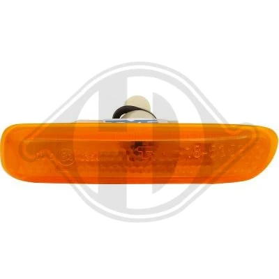 Afbeelding van DIEDERICHS 1214079 Knipperlichten Oranje inbouw aan zijkant, Links Met lamphouder BMW: 3 Saloon, Touring