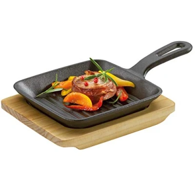 Afbeelding van Küchenprofi BBQ serveerpan met grenenhouten plaat, 305001013