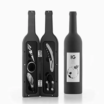 Afbeelding van Fles Wijnkoffer InnovaGoods 5 Onderdelen