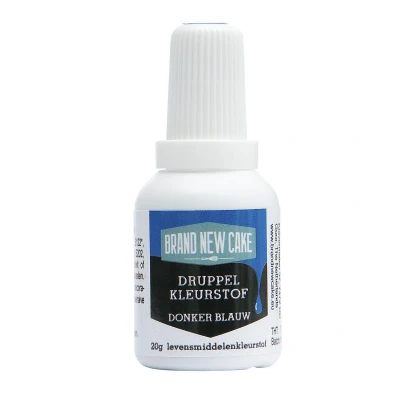 Afbeelding van BrandNewCake Druppel Kleurstof Donker Blauw 20gr