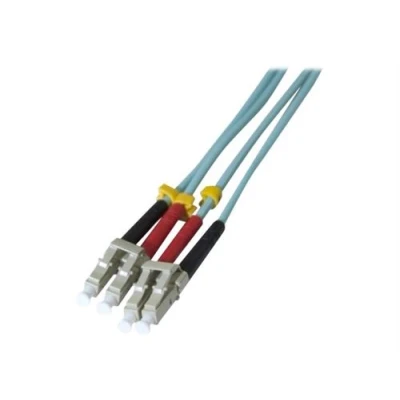Image de generic Câble réseau LC/UPC (M) pour 2 m fibre optique 50 / 125 microns OM3 sans halogène turquoise