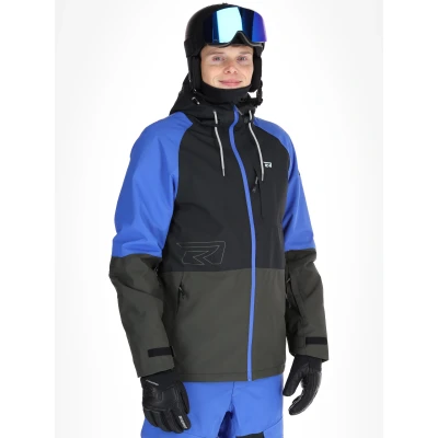 Afbeelding van Rehall CLIVE R Heren Wintersportjas Blauw L Ski Jas Snowboardjas Gevoerde