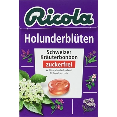 Afbeelding van Ricola Snoep vlierbloesem zonder suiker, 50 g