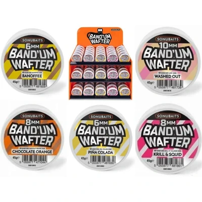 Image de Sonubaits Band&#039;um Wafters 10mm Smaak : Salted Caramel