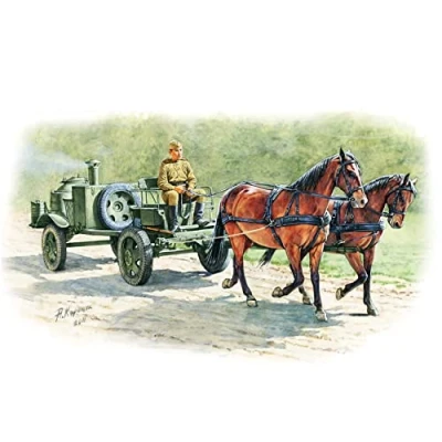 Afbeelding van Horses Drawn Field Kitchen Kp 42 Scale 1/35 Mini Art MIT35057