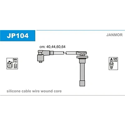 Afbeelding van JANMOR JP104 Bougiekabelset HONDA: CIVIC V Hatchback, 4 Stufenheck