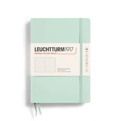 Afbeelding van Leuchtturm1917 A5 Medium Natural Colours Notitieboek dotted Mint Green Notebook 4004117625978