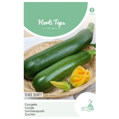 Afbeelding van Courgette Black Beauty Verte De Milan Hortitops