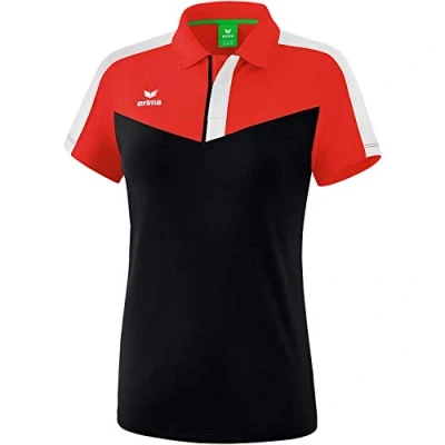 Afbeelding van Erima Squad polo dames rood/zwart/wit