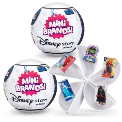 Afbeelding van minibrands 5 verrassingen verzamelspeelgoed Mini Brands Disney winkel serie 1 Mystery Capsule (2 stuks) van ZURU