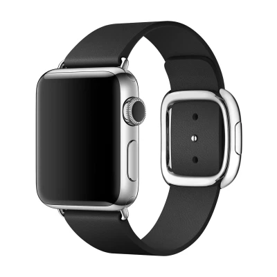 Afbeelding van Apple origineel Modern Buckle Watch medium 38mm / 40mm 41mm Black 1st Gen MJY82ZM/A