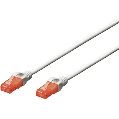 Afbeelding van Digitus DK 1617 0025/WH RJ45 Netwerkkabel, patchkabel CAT 6 U/UTP 25.00 cm Wit Halogeenvrij, Verdraaide paren 1 stuk(s)