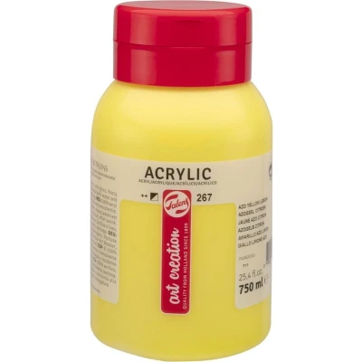Afbeelding van Talens Art Creation acrylverf flacon van 750 ml, azogeel citroen