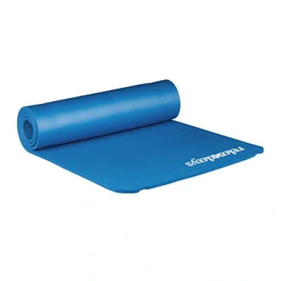 Afbeelding van Relaxdays yogamat dik sportmat workout matje jogamat joga mat 60 x 180 blauw