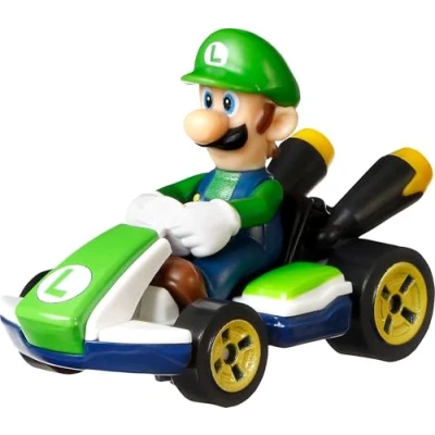 Afbeelding van Luigi Standard Kart Hot Wheels Mario