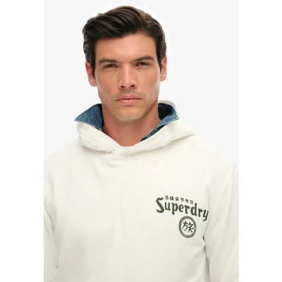 Afbeelding van Superdry Tokyo Narrative hoodie met losse pasvorm Heren Hoodies
