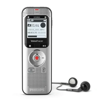 Afbeelding van Digital voice recorder Philips DVT 2050 voor notities