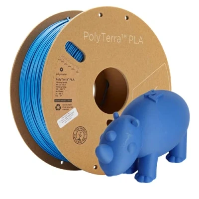 Afbeelding van Polymaker 70828 PolyTerra PLA Filament kunststof Gering kunststofgehalte 1.75 mm 1000 g Saffier blauw 1 stuk(s)