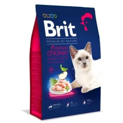 Afbeelding van Brit Premium by Nature Cat Sterilized Chicken 8 kg