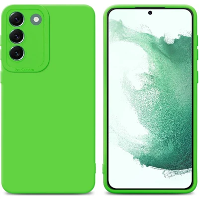 Afbeelding van Cadorabo Hoesje geschikt voor Samsung Galaxy S22 PLUS in Fluid GROEN Beschermhoes gemaakt van flexibel TPU silicone Cover Case