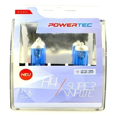 Afbeelding van Powertec SuperWhite H4 12V Set