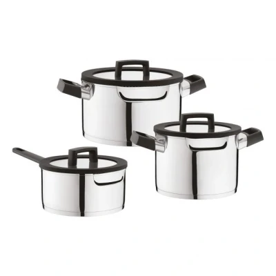 Afbeelding van Berghoff Uqonic Downdraft Pannenset 8 delig 4 pannen