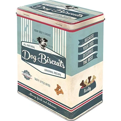 Afbeelding van Tin box L Dog biscuits