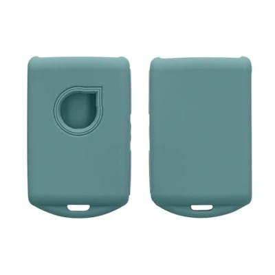 Afbeelding van kwmobile Autosleutelaccessoire compatibel met Volvo 4 toetsen Keyless Go autosleutel zachte siliconen hoes voor Arctic Night