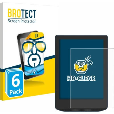 Afbeelding van BROTECT Screenprotector voor PocketBook Verse Pro Color Folie Beschermfolie transparant (6 Stuks)