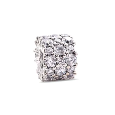 Afbeelding van Pandora Timeless sterling zilveren bedel met heldere zirkonia, Zilver, Kubieke zirkonia