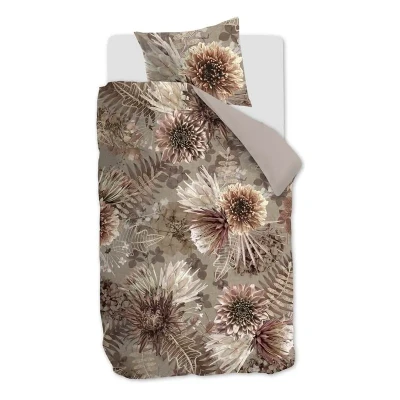 Afbeelding van Riviera Maison Protea dekbedovertrek Eenpersoons 140x200/220 Zand