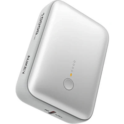 Afbeelding van Aukey Spark Mini 10000mAh 20W Powerbank Wit USB C/USB A